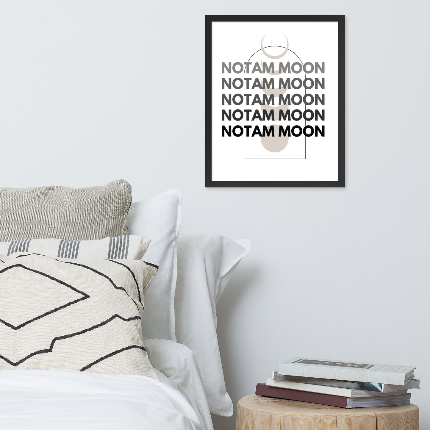 Affiche Encadrée "NOTAM MOON"