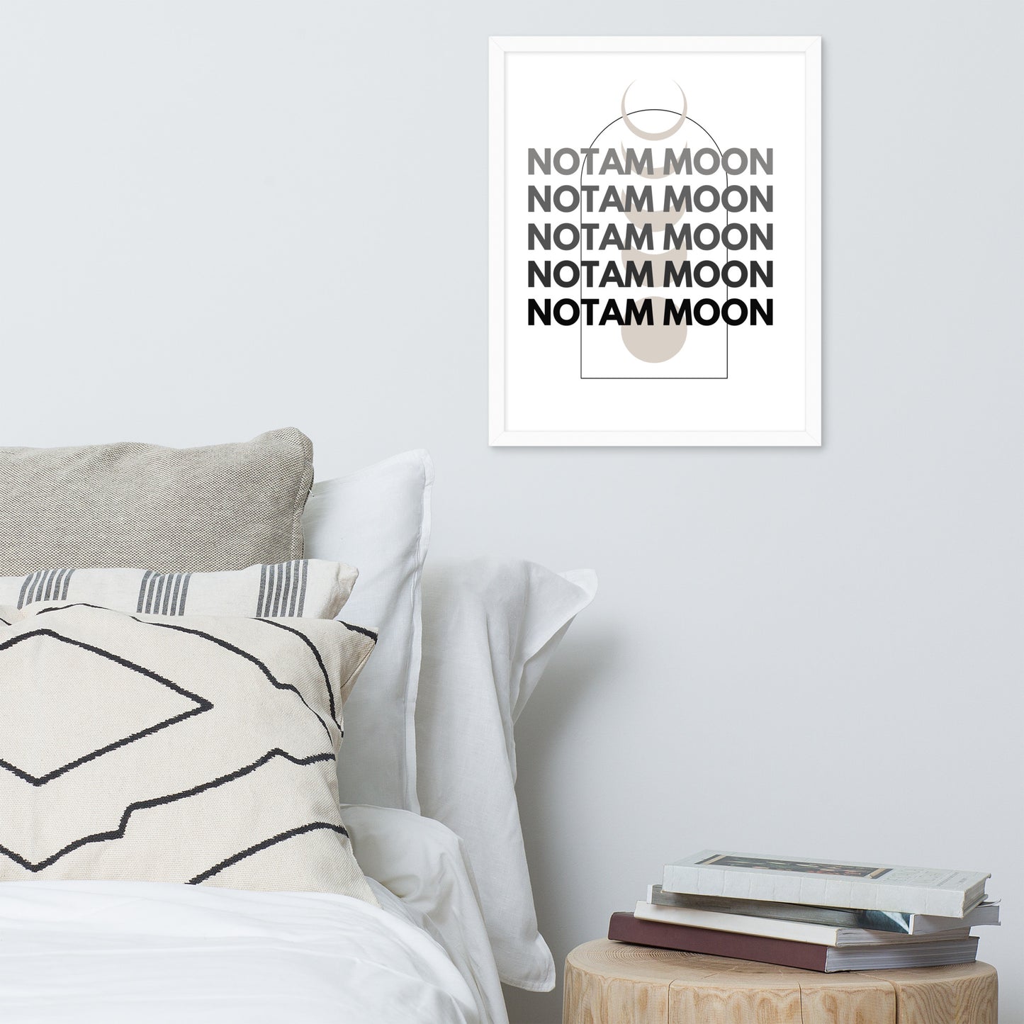 Affiche Encadrée "NOTAM MOON"