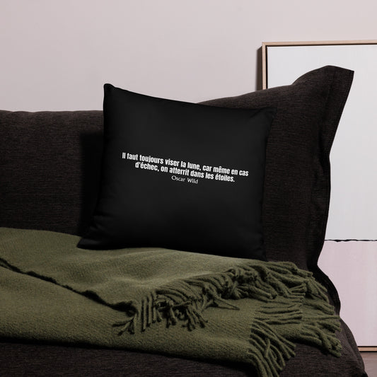 Coussin "VISER LA LUNE"